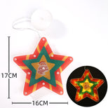 Світлодіодна прикраса на присосці Зірка