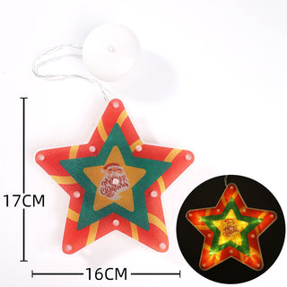 Світлодіодна прикраса на присосці Зірка