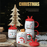 Чашка новорічна з кришкою M-5641