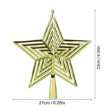 Новорічна зірка золота