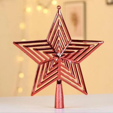 Новорічна зірка червона