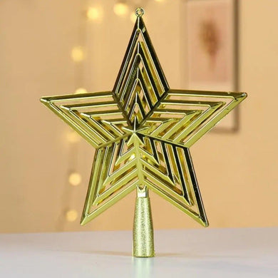 Новорічна зірка золота