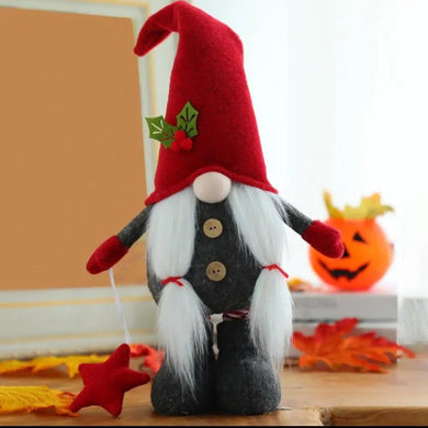 Іграшка Гном в червонуму ковпачку з зірочкою M-4921-2