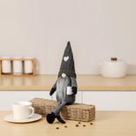 Іграшка Гном в темно-сірому ковпачку з бородою M-5625BL-1