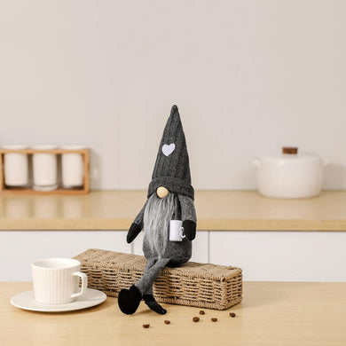 Іграшка Гном в темно-сірому ковпачку з бородою M-5625BL-1