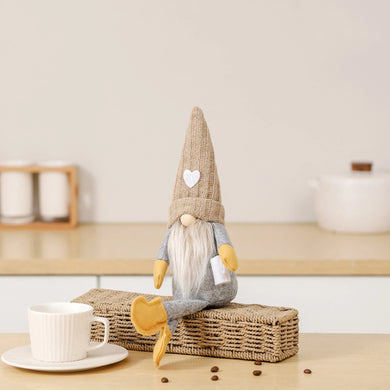 Іграшка Гном в коричневому ковпачку з бородою M-5625BR-1