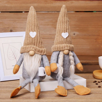 Іграшка Гном в коричневому ковпачку з бородою M-5625BR-1