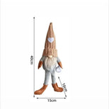 Іграшка Гном в коричневому ковпачку з косичками M-5625BR-2