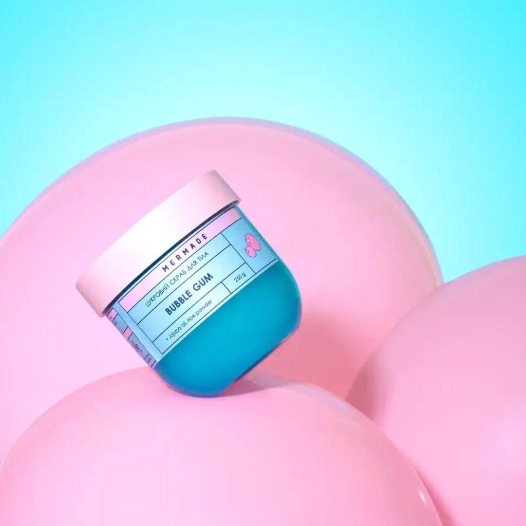 Цукровий скраб для тіла MERMADE Bubble Gum 250 г