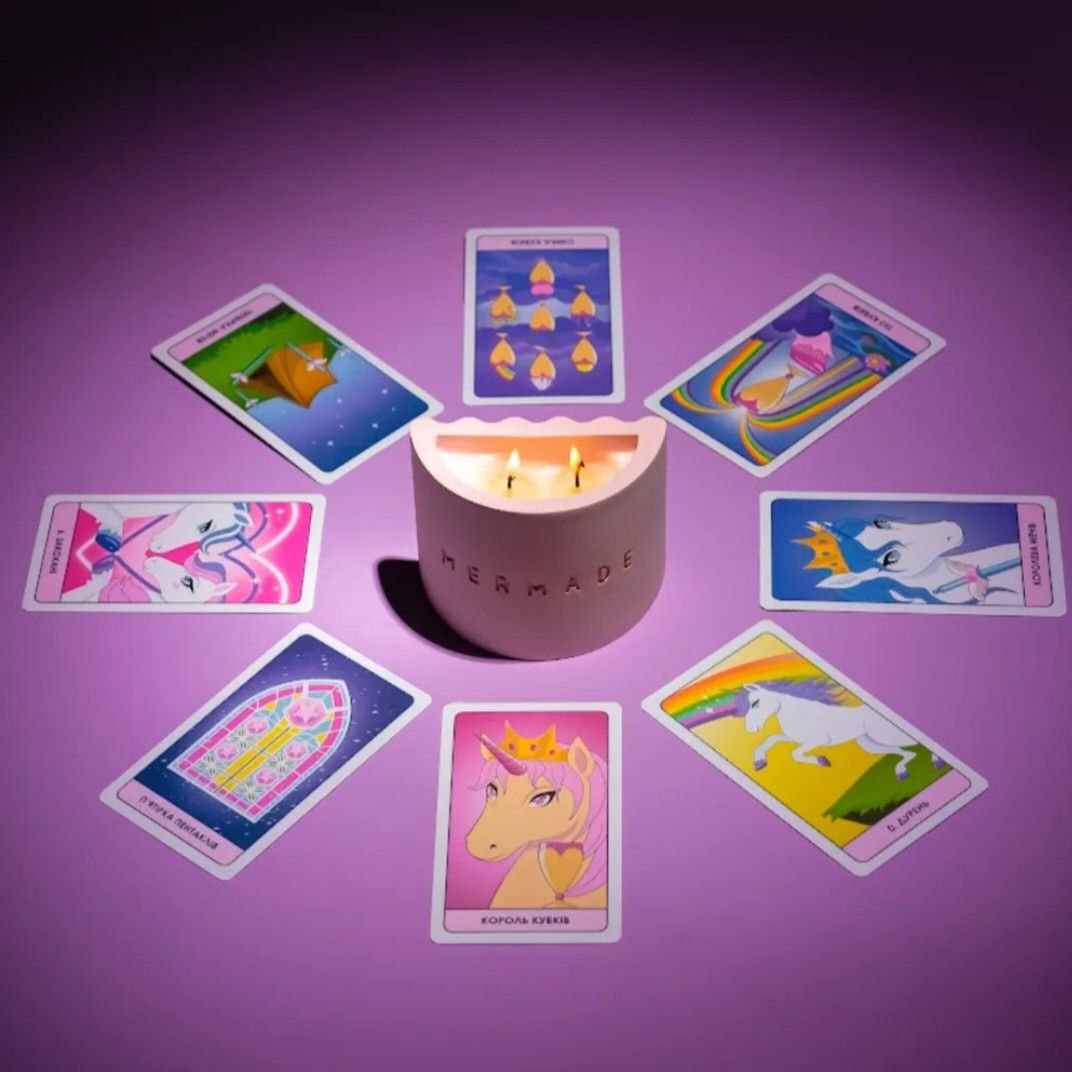 Лімітована колода карт ТАRО MERMADE Magic Unicorn Tarot
