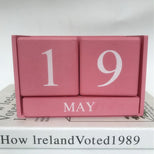 Вічний календар-кубики Рожевий M-4246P