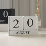 Вічний календар-кубики Білий M-4246W