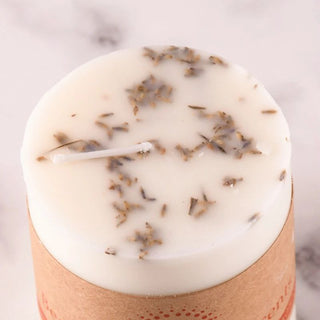 Свічка лаванда кругла M-2063PU-1