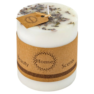 Свічка лаванда кругла M-2063PU-1