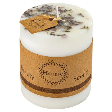 Свічка лаванда кругла M-2063PU-1