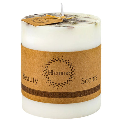 Свічка лаванда кругла M-2063PU-1