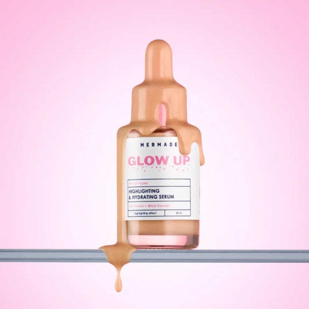 Сироватка - хайлайтер для обличчя MERMADE Silk protein Mica 30 мл