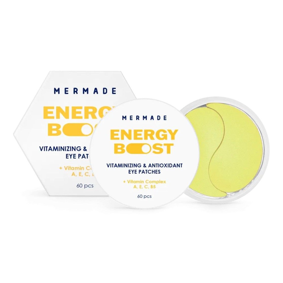 Вітамінізовані гідрогелеві патчі під очі MERMADE Vitamin complex A, E, C, B5 60 шт