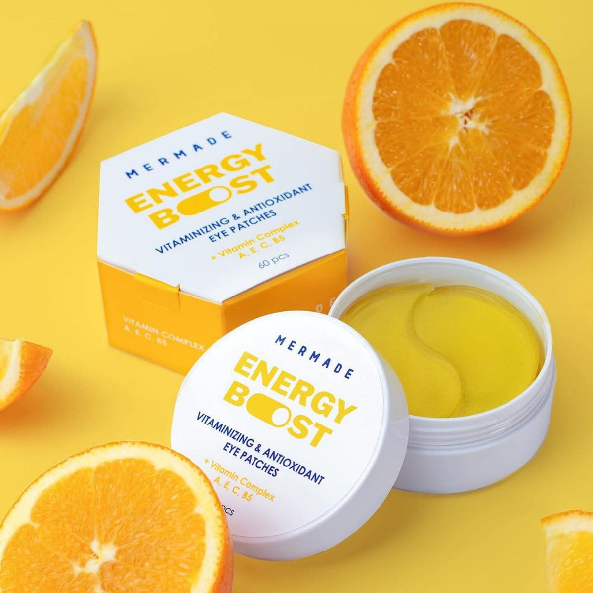 Вітамінізовані гідрогелеві патчі під очі MERMADE Vitamin complex A, E, C, B5 60 шт