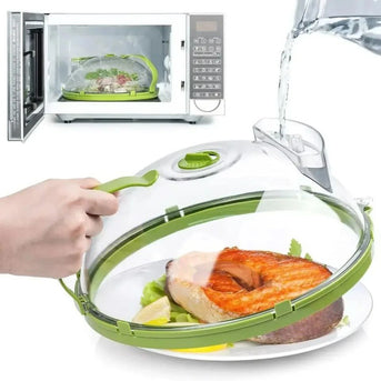Кришка для мікрохвильової печі зелена M-9729