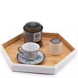 Таця дерев`яна шестикутна M-9724M