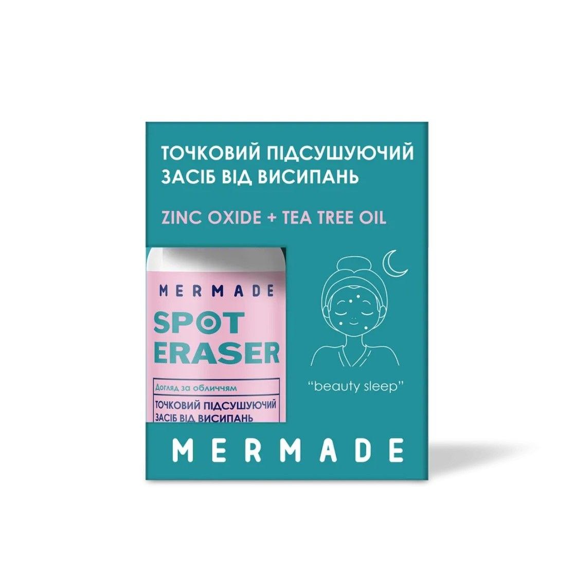Точковий підсушуючий засіб від висипань MERMADE Zinc oxide Tea Tree Oil 10 мл
