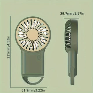Портативний міні-вентилятор Білий M-9741W