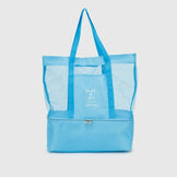 Літня сумка з термо-відділенням Блакитна M-9762B