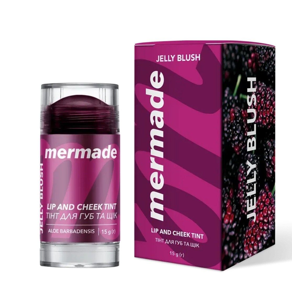 Тінт для губ і щік MERMADE Jelly Blush 15 г