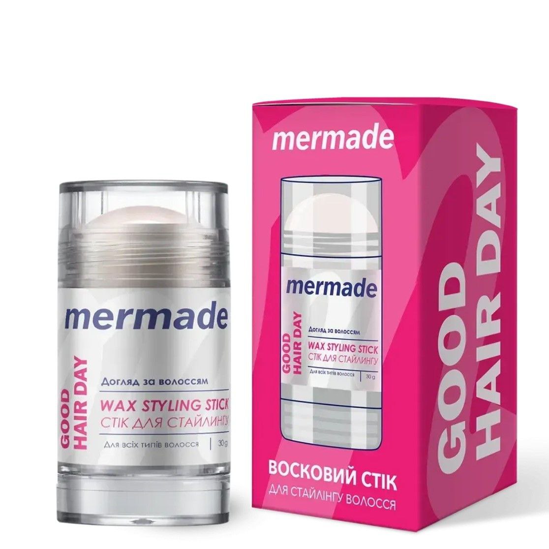 Віск-стік для стайлінгу волосся MERMADE Good hair day 30 г