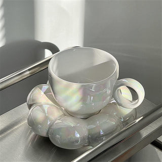 Керамічна чашка Хмаринка Біла M-9772W