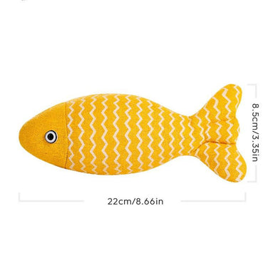 М`яка іграшка для котів жовта M-9811Y