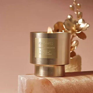 Ароматна свічка у металевому свічнику M-9837