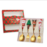 Набір новорічних столових приборів 4 шт M-9946-2