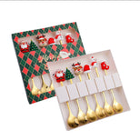 Набір новорічних ложок 6 шт M-9946-3