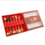 Набір новорічних столових приборів 6 шт M-9947