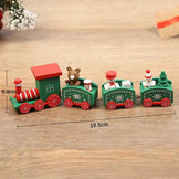 Дерев`яних потяг з вагонами зелений M-9935GR