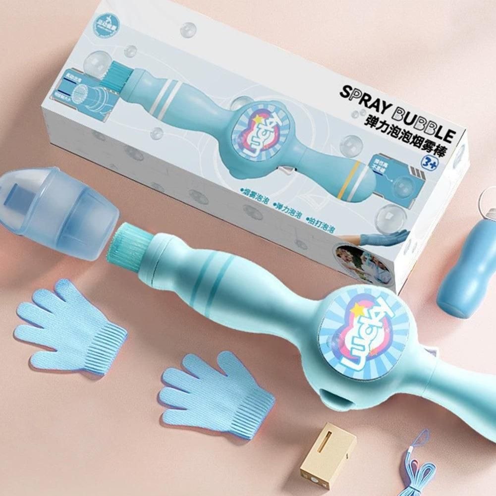 Машинка для створення димових бульбашок Блакитна